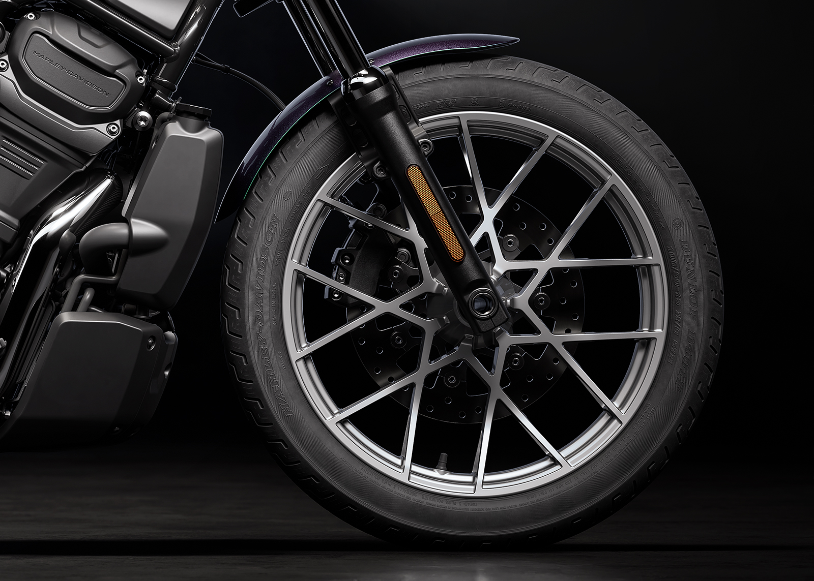 2025 Nightster motorcycle snake venom cast wheels