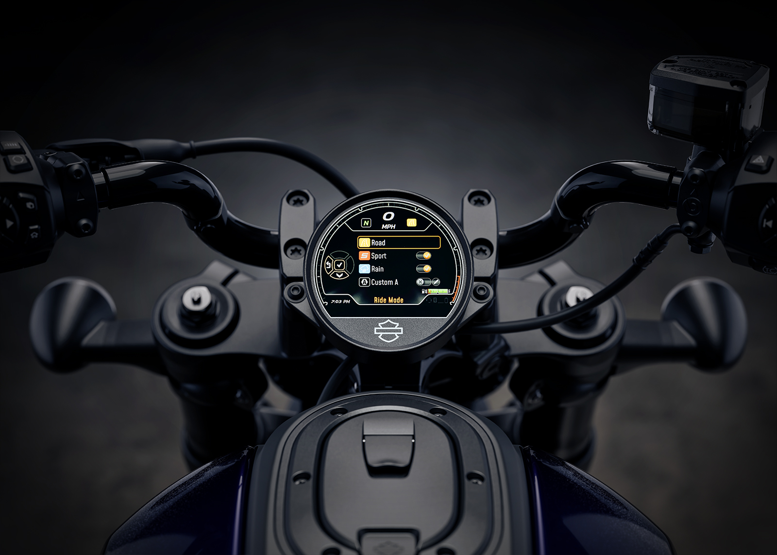 2025 Sportster S Four-Inch TFT Display