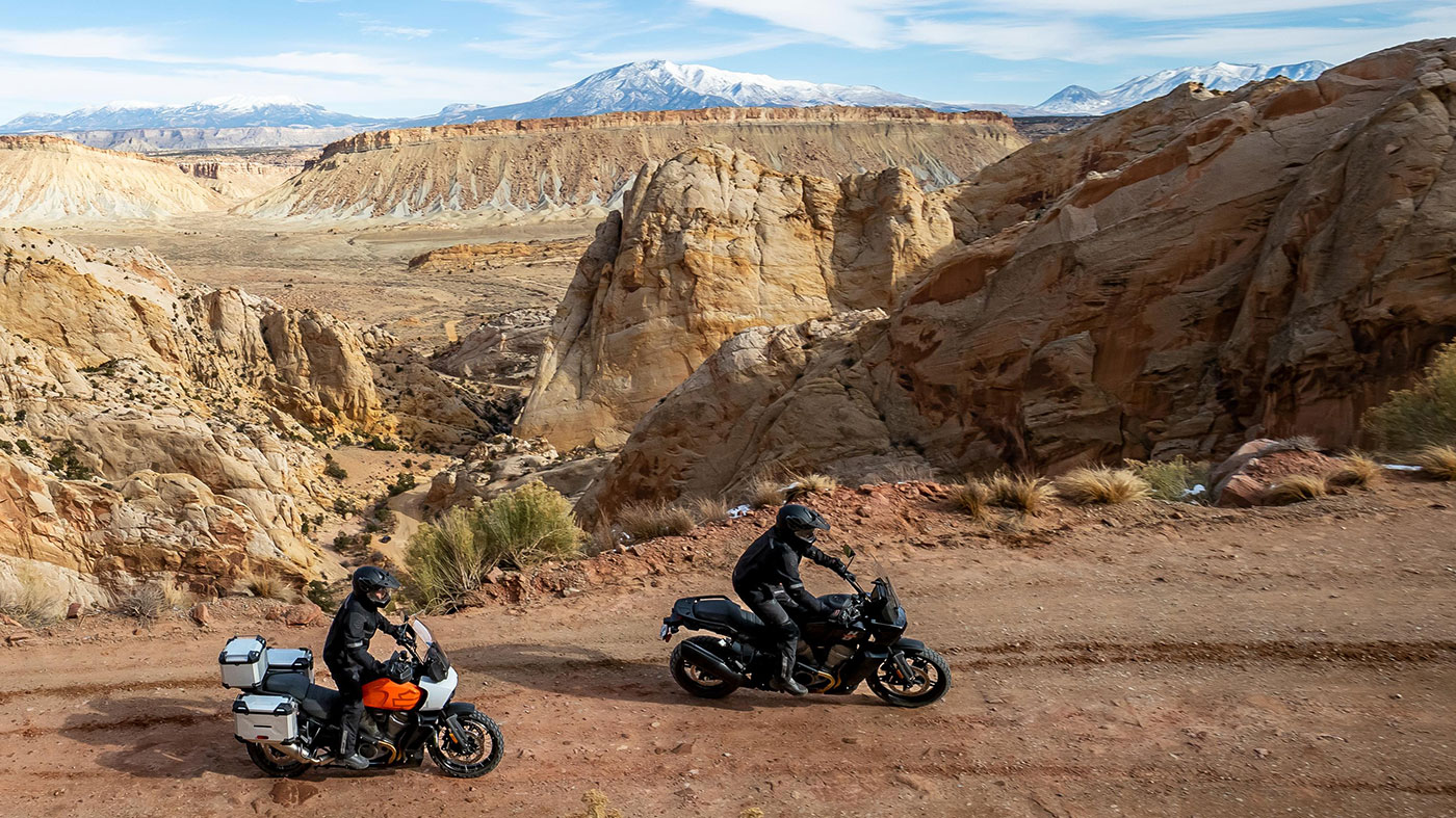 Two Pan America Bikes Trail Riding